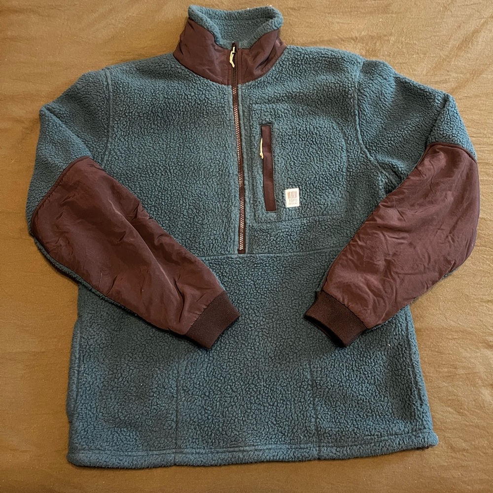 Topo Designs Mountain Fleece Pullover L